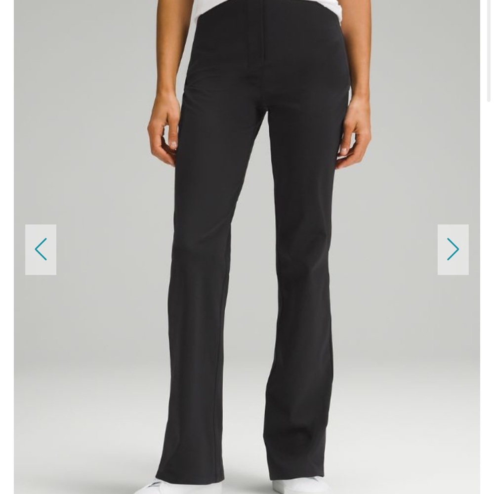 Lululemon smooth fit pull on pant high rise Long in Black